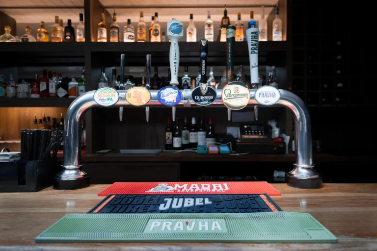 Bar - right hand beer taps