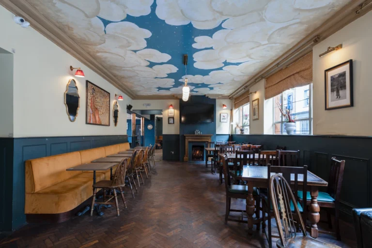Restaurant from door straight on