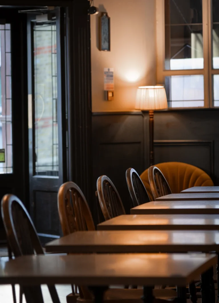 Restaurant - row of tables
